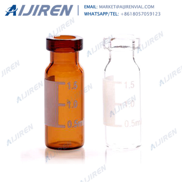 <h3>sample preparation crimp neck vial PTFE/red rubber septa</h3>
